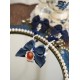 Hoshibako Works Drink Me Bow Flower Necklace(Leftovers/7 Colours/Full Payment Without Shipping)